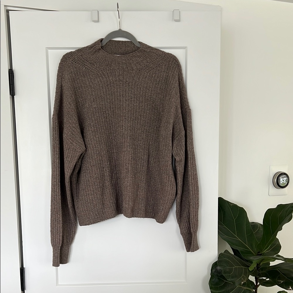 Fawn brown old navy oversized sweater